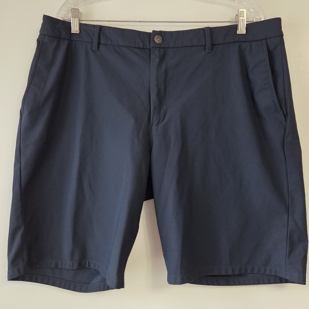JOHNNIE-O Prep- Formance Shorts High Tide Navy Size 38 - Picture 2 of 4